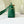 LP Extra Bag 19cm Ostrich Pattern Green Calfskin Gold Hardware