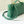 LP Extra Bag 19cm Ostrich Pattern Green Calfskin Gold Hardware