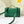 LP Extra Bag 19cm Ostrich Pattern Green Calfskin Gold Hardware