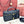 LP Extra Pouch L23 Black Ostrich Pattern Leather