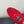 Alaila Ballet Flats With Studs On Fishnet In Red 975749