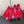 CUT-OUT BALLERINAS IN RED SATIN