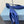 CUT-OUT BALLERINAS IN NAVY BLUE SATIN