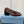 CUT-OUT PUMPS WITH BEAD BUCKLE IN CHOCOLATE BROWN SATIN