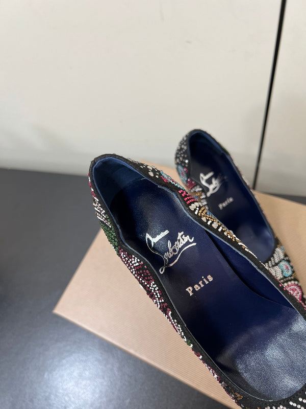 CL Hot Chick Starlight Pumps 10.5 Suede 618913