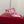 RV Trompette Sandals 8.5cm Black Pink Satin 619599
