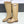 HM 25ss Kelly Buckle Riding Boots Dark Beige Cowhide 576122