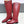 HM 25ss Kelly Buckle Riding Boots Red Cowhide 576124