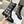 CD D-Major Ankle Boot In Charcoal Blue Mix Black Denim Fabric And Lambskin 107723