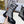 CD D-Major Ankle Boot In Grey Mix Black Denim Fabric And Lambskin 107724