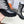 CD D-Major Ankle Boot In Grey Mix Black Denim Fabric And Lambskin 107724
