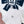 Chanel 2025 Bow Sweater White mix Blue Wool 99230