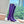 Miu Boots With Buckle Purple Nappa Leather 506635