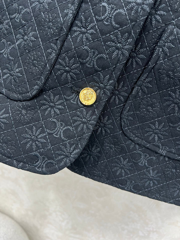 Celine 25 Jacquard Cotton Twill Jacket 292272