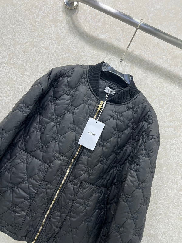 Celine 25 Jacket Black Polyester 302872