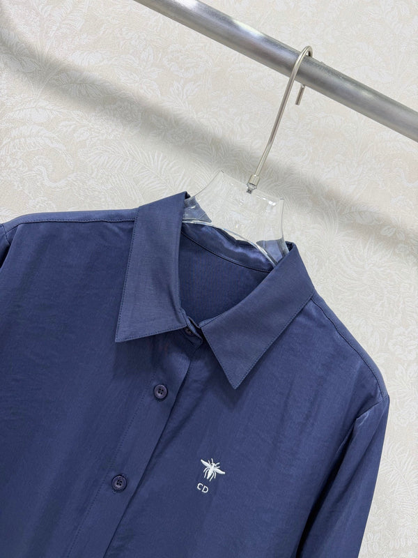 CD 26s Shirt Navy Blue Rayon Coppe 352029