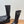 Chanel 25 Long Boot Black Calfskin 465618