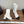 CC 25B Double C Giant Pearl Ankle Boots 50mm White Sheepskin 465703