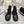 CC Combat Boots 50mm In Glossy Black Cowhide And Lambskin  944661