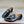 HM SILVER BUCKLE LOAFER BLACK CALFSKIN