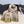 CC Scarf 200 CM In Light Brown Yellow Mix White Ivory Cashmere 413836