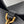 GOLD LOCKER SHOULDER BAG 62 IN BLACK CALFSKIN