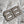 CRUSH SMALL TOTE BAG 26 IN SILVER QUILTED CALFSKIN SILVER HARDWARE