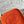 MINI NEO 17 EVELYNE BAG IN FIRE ORANGE CANVAS AND CALFSKIN