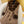 LP 25 Deep V-neck Long Coat Brown Cashmere Fur 303964