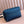 Gucci Bucket Bag Blue White Leather Canvas