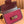 HORSEBIT 1955 SHOULDER BAG 25 IN WINE RED CANVAS AND CALFSKIN GOLD HARDWARE