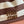 Miu Lucky Striped Bucket Bag Brown Cream Canvas