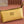 Miu Japan Pop-up Crossbody Bag 18cm Yellow Cowhide
