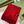 SCARF 200 CM IN CHERRY RED CASHMERE 396378