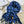 Loewe Scarf 180CM Dark Blue Black Wool Cashmere 968583