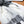 SCARF 200 CM IN SHADOW GRAY MIX WHITE CASHMERE 402262