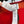 WOOL CAPE 140 CM CHERRY RED AND BLACK 394534