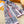 LV Monogram Scarf 135cm Purple Blue Silk Cashmere 967278