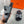 chypre sandal black grey calfskin