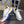 CC Sneaker Blue Yellow Quilted Cowhide
