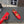 Alaila Criss Cross Ballet Flats In Red Glossy Calfskin 996033