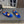 Alaila Criss Cross Ballet Flats In Blue Velvet 996045