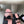 mule sandal pink calfskin glitter sequin