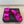 DAD SANDAL IN MAGENTA PURPLE SHEEPSKIN MULE