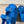DAD SANDAL IN COBALT BLUE CALFSKIN