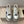 FORTY2 SNEAKERS WITH BLACK STAR WHITE CALFSKIN AND GREY SUEDE UPPER