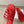 Loewe 25 Petal Anagram Slides Red Cowhide