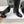 D-Town Heeled Boot 80mm In Black Cowhide 994868