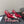 DC 25 Toe Bow High Heel Shoes 100mm Red Silk And Sheepskin 381613