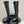 CC 25 Bowknot Stretch Boots Black Sheepskin 516420